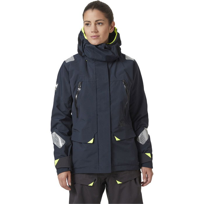 2024 Helly Hansen Womens Skagen Offshore Jacket 34257 Navy Sailing Sailing Wetsuit Outlet